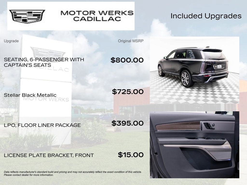 New 2026 Cadillac Vistiq Luxury w/ LPO, Floor Liner Package AWD/4WD image 9