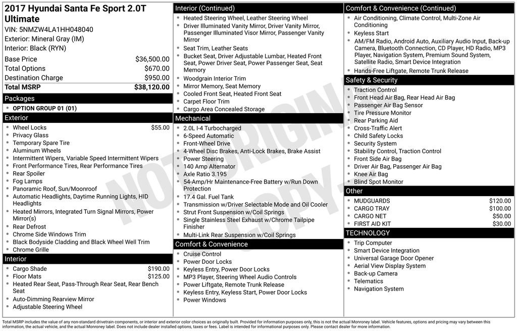 Used 2017 Hyundai Santa Fe Sport image 25