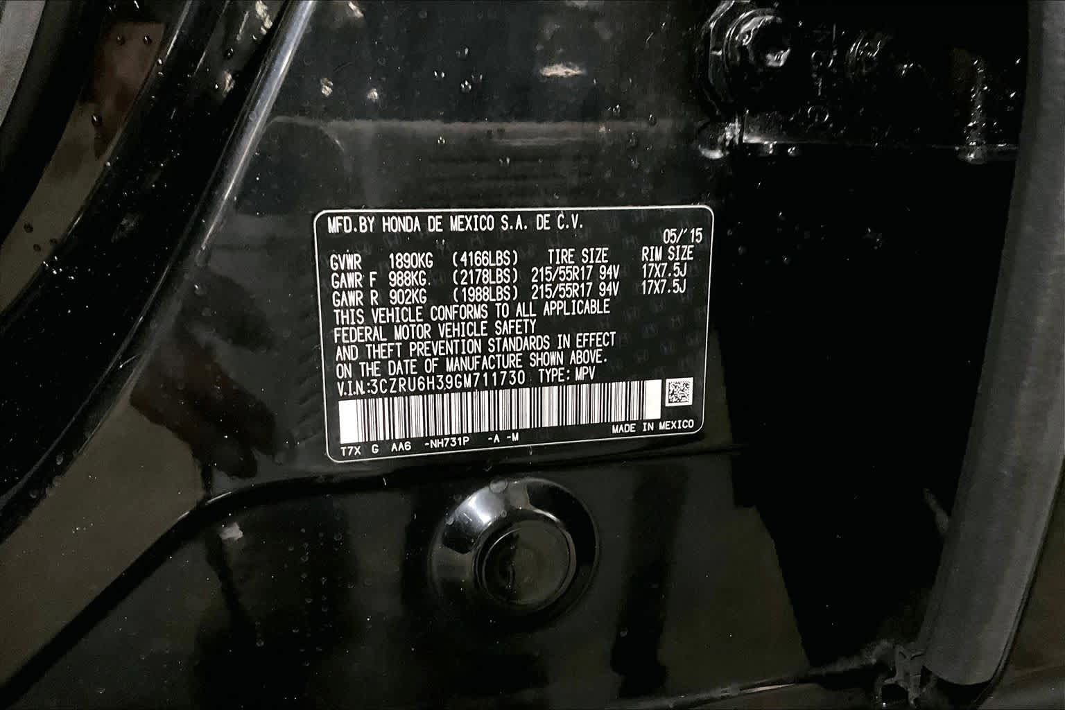 Used 2016 Honda HR-V LX image 37