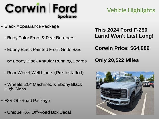 Used 2024 Ford F250 Lariat w/ Lariat Ultimate Package AWD/4WD image 6