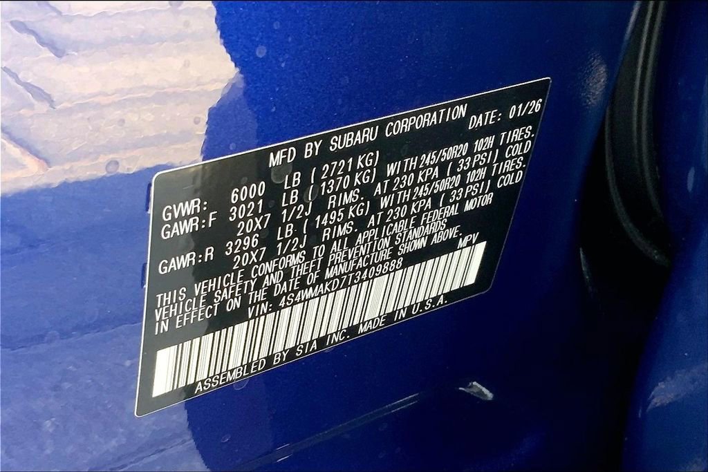 New 2026 Subaru Ascent Touring image 8