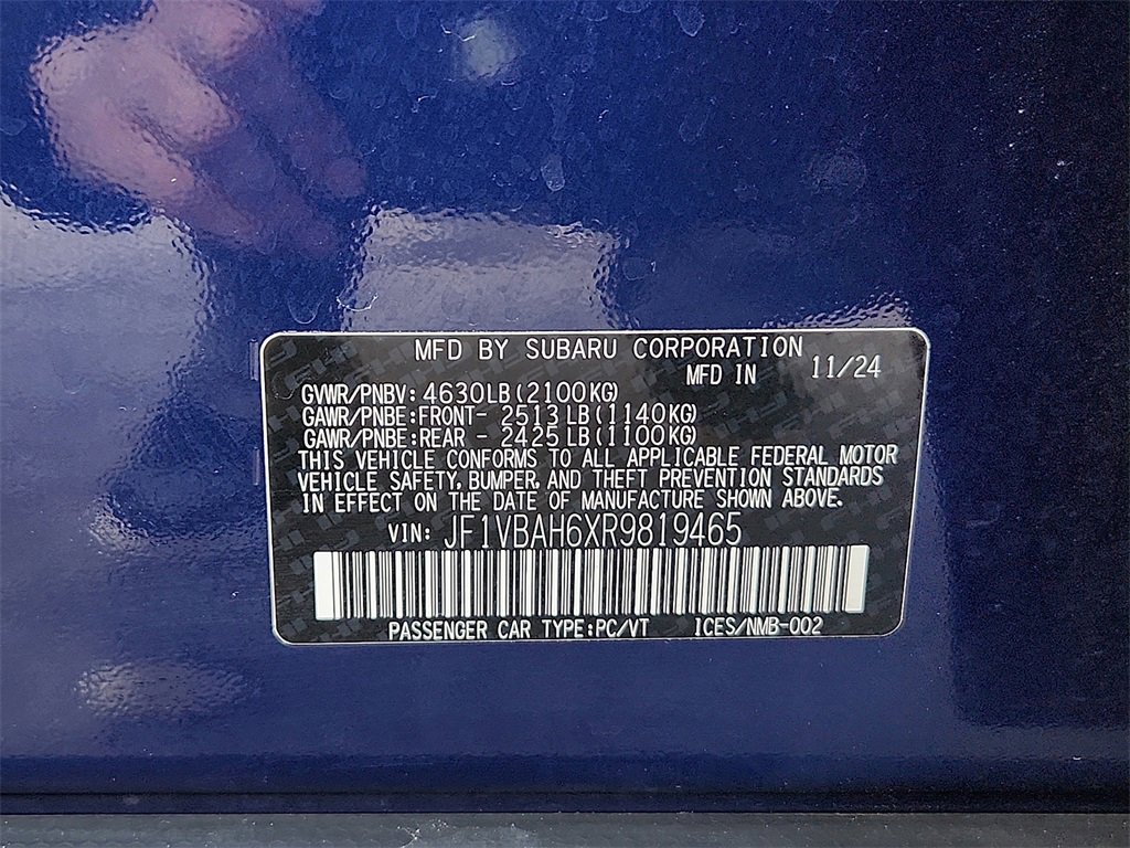 Used 2024 Subaru WRX Premium image 26