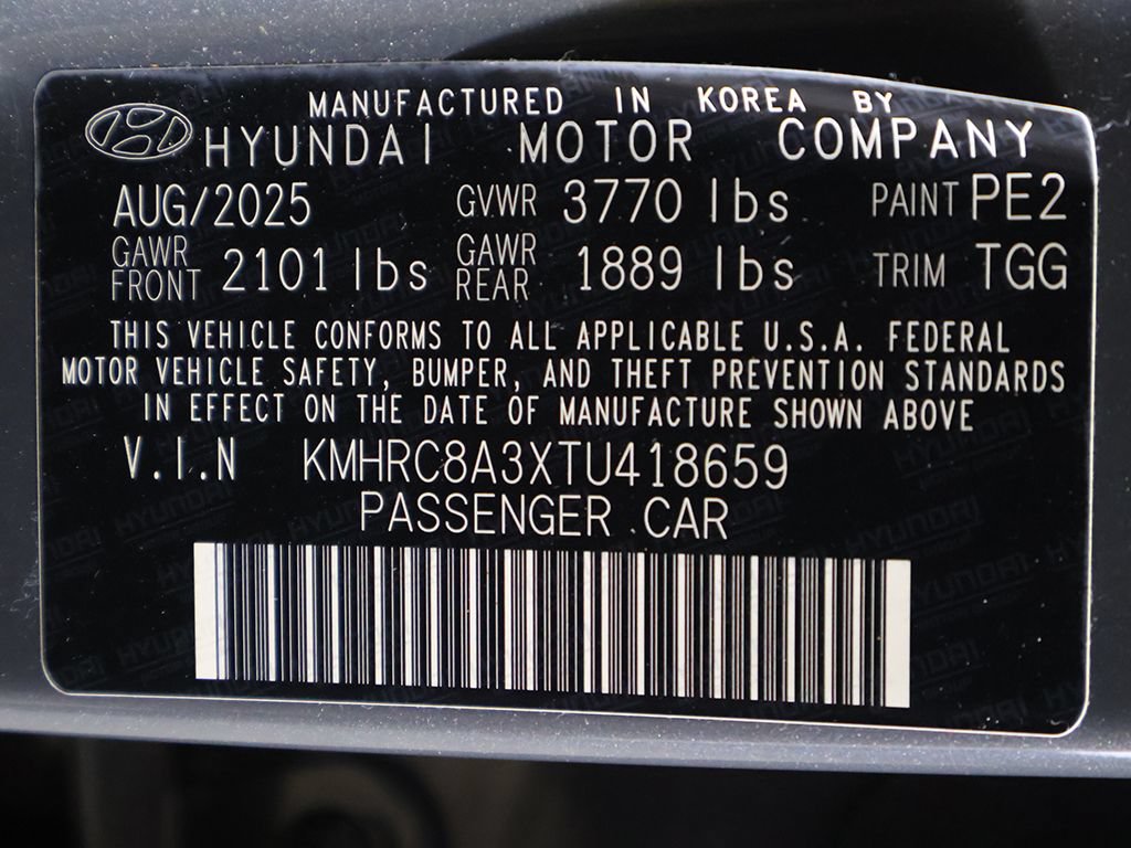Certified 2026 Hyundai Venue SEL FWD image 39
