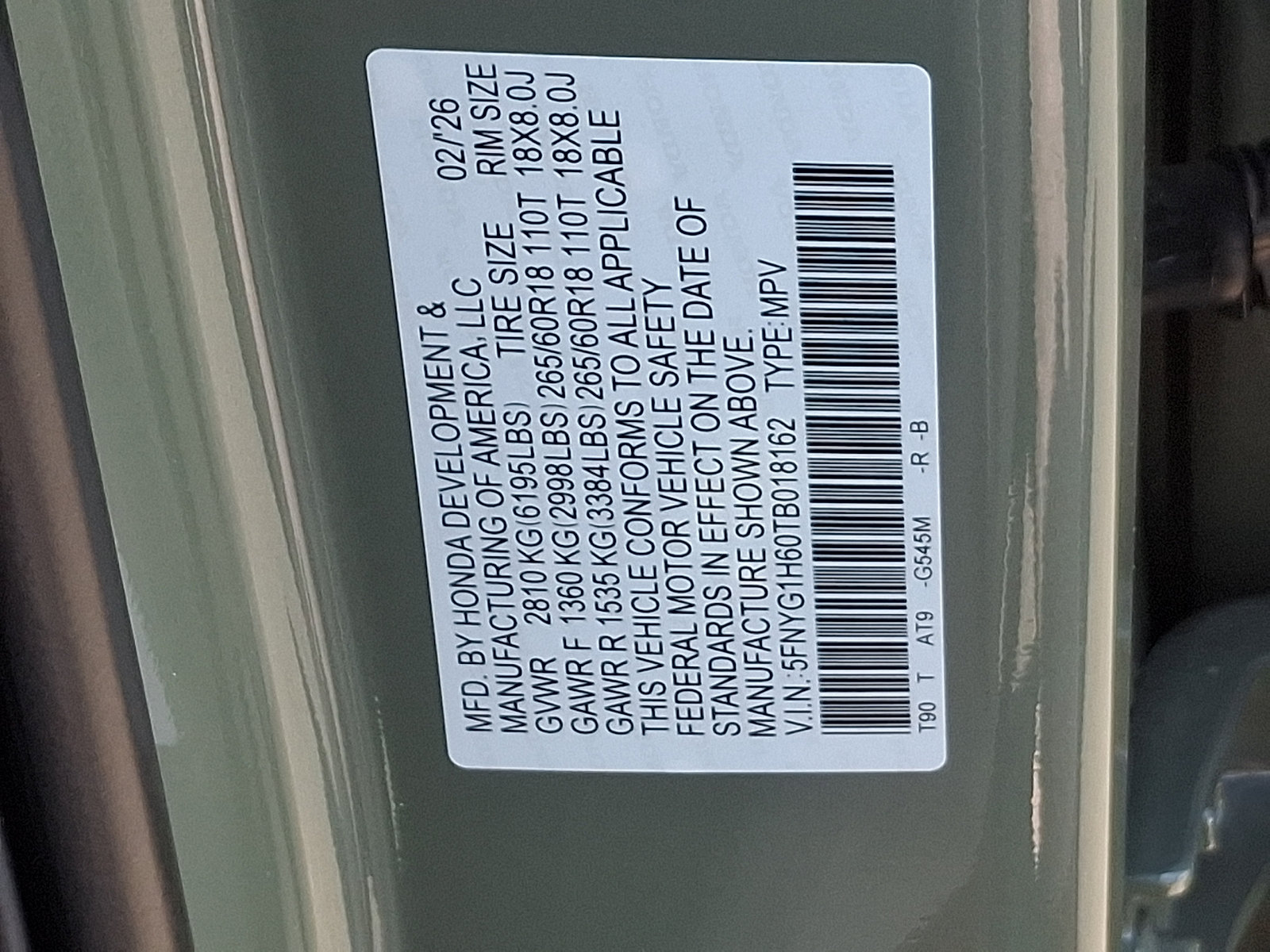 Used 2026 Honda Pilot TrailSport image 27