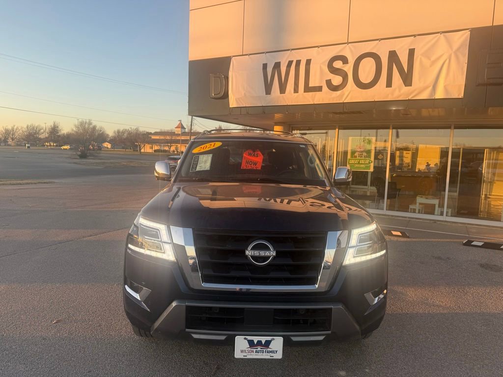Used 2021 Nissan Armada Platinum w/ Captain's Chairs Package video 2
