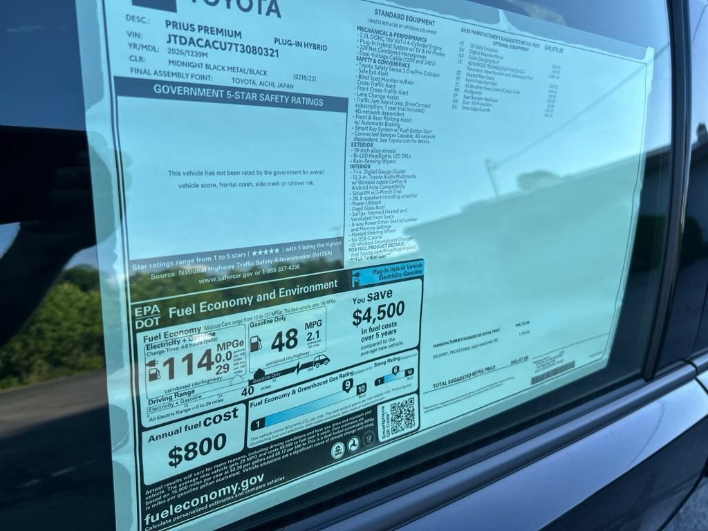 New 2026 Toyota Prius Plug-In Hybrid FWD image 30