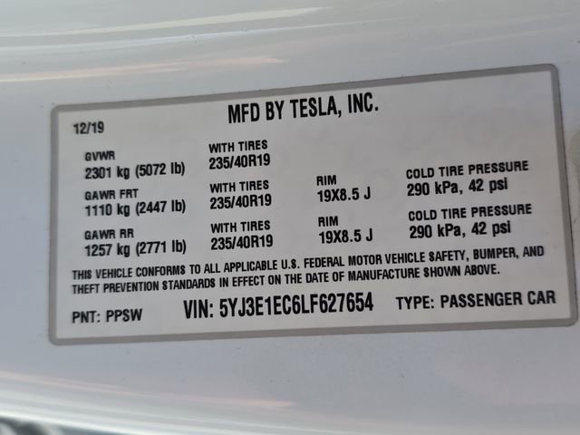 Used 2020 Tesla Model 3 Performance AWD/4WD image 38