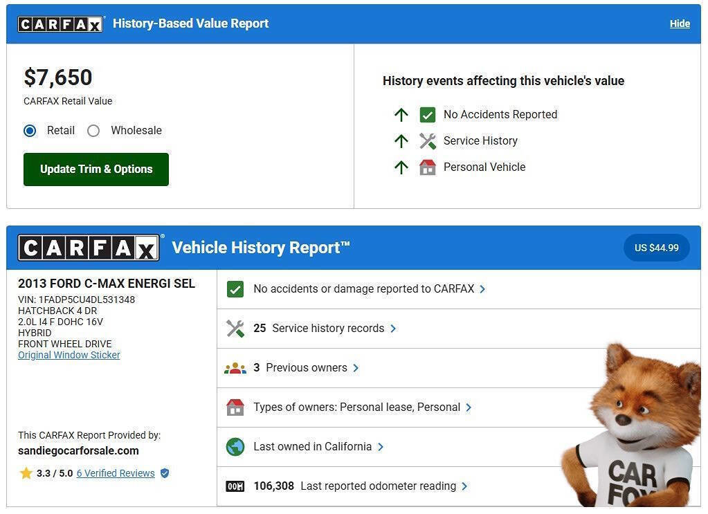 Used 2013 Ford C-MAX Energi SEL image 2