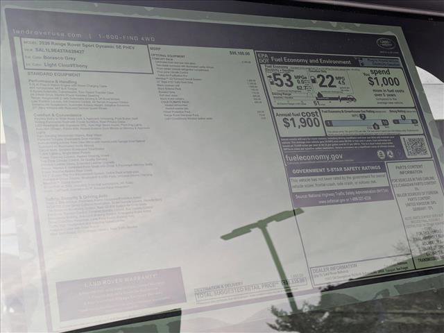 New 2026 Land Rover Range Rover Sport Dynamic SE image 20