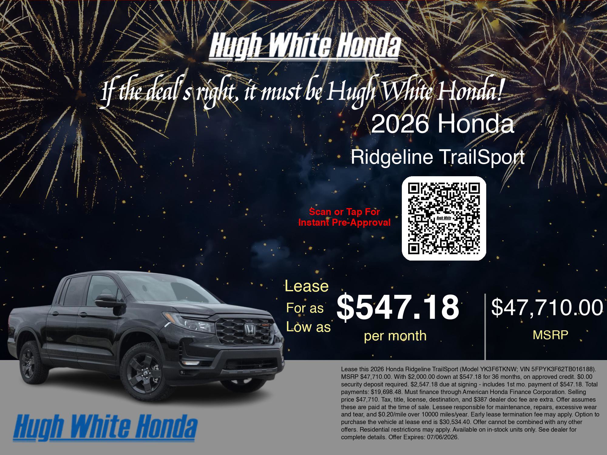 New 2026 Honda Ridgeline TrailSport image 3