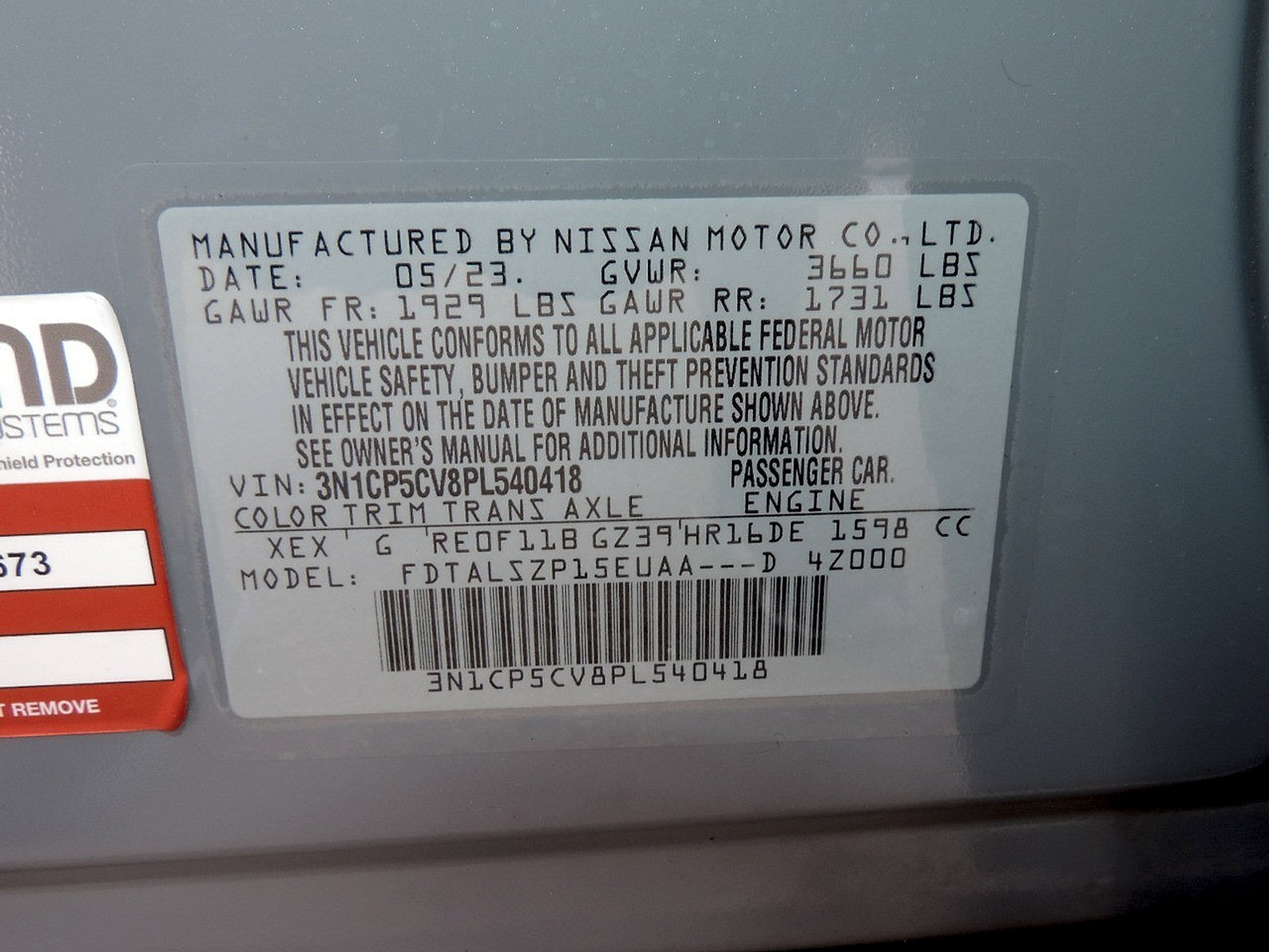 Used 2023 Nissan Kicks SV FWD image 11