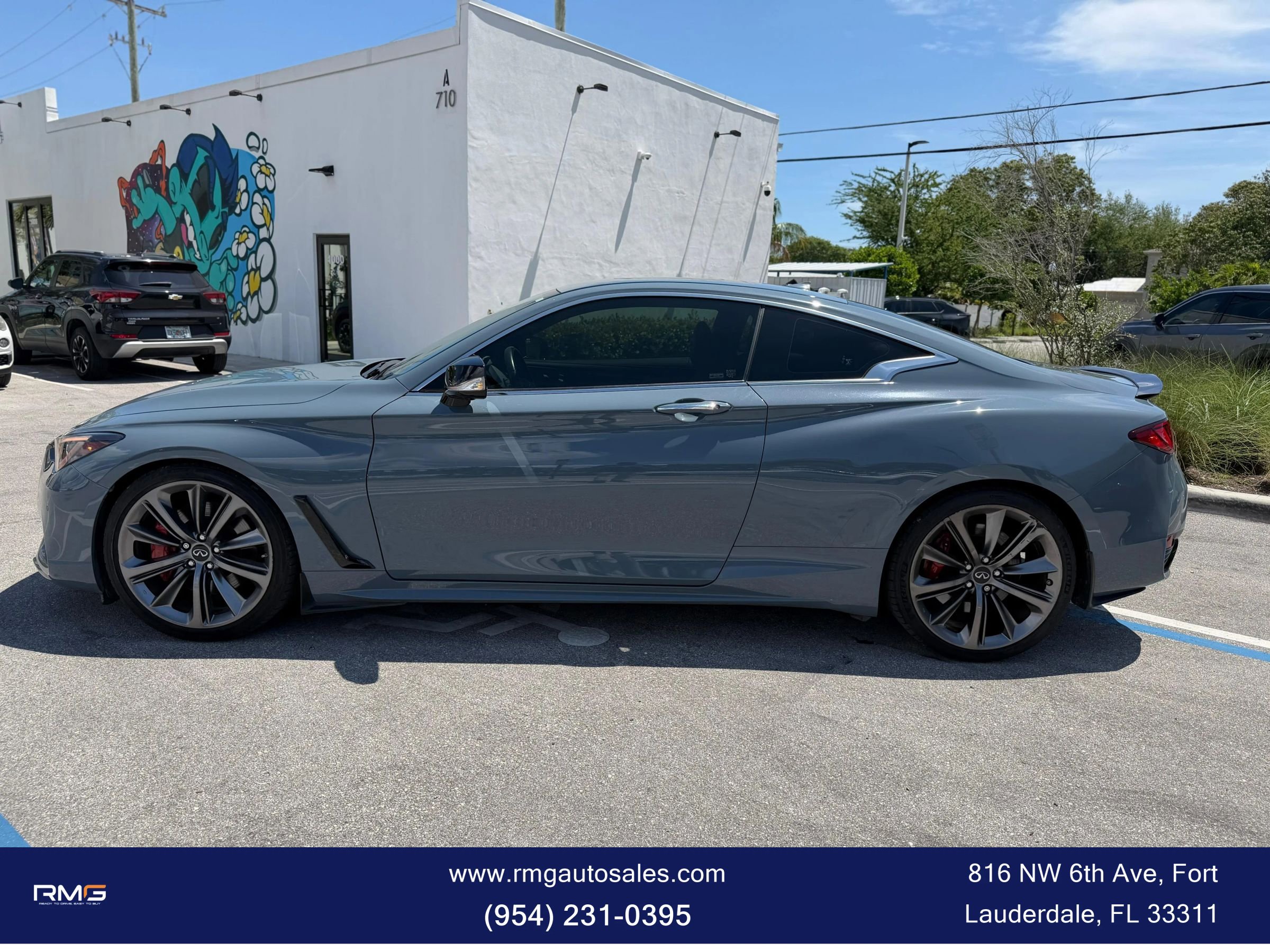 Used 2021 INFINITI Q60 Red Sport 400 w/ Cargo Package RWD image 3