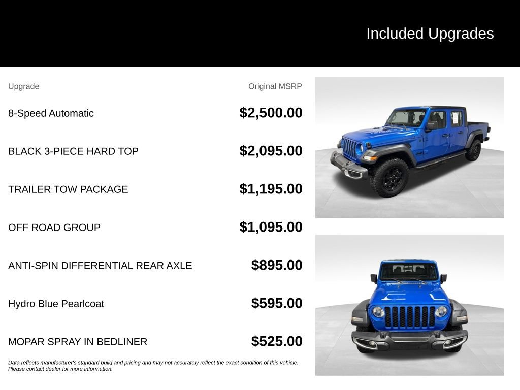 Used 2023 Jeep Gladiator Sport w/ Trailer Tow Package AWD/4WD video 2