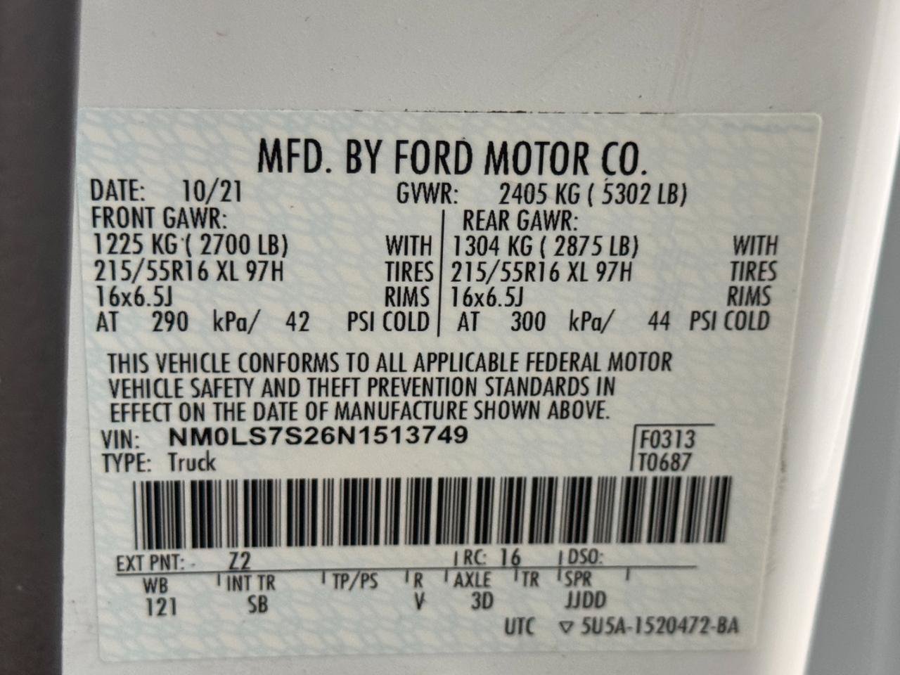 Used 2022 Ford Transit Connect XL FWD image 48