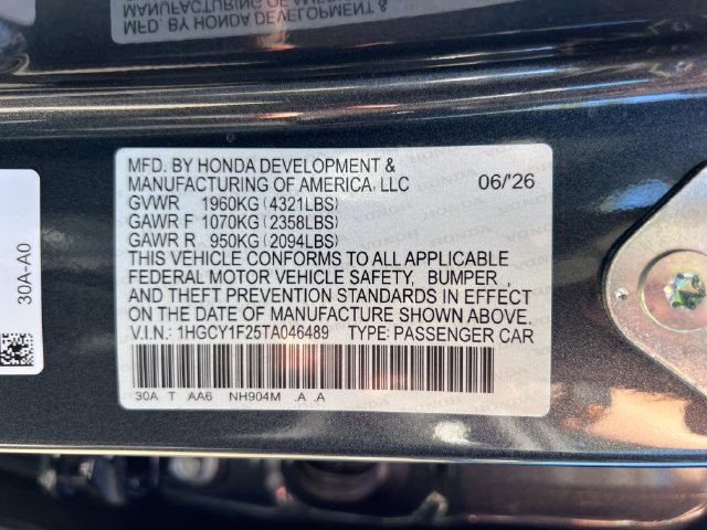 New 2026 Honda Accord LX image 18