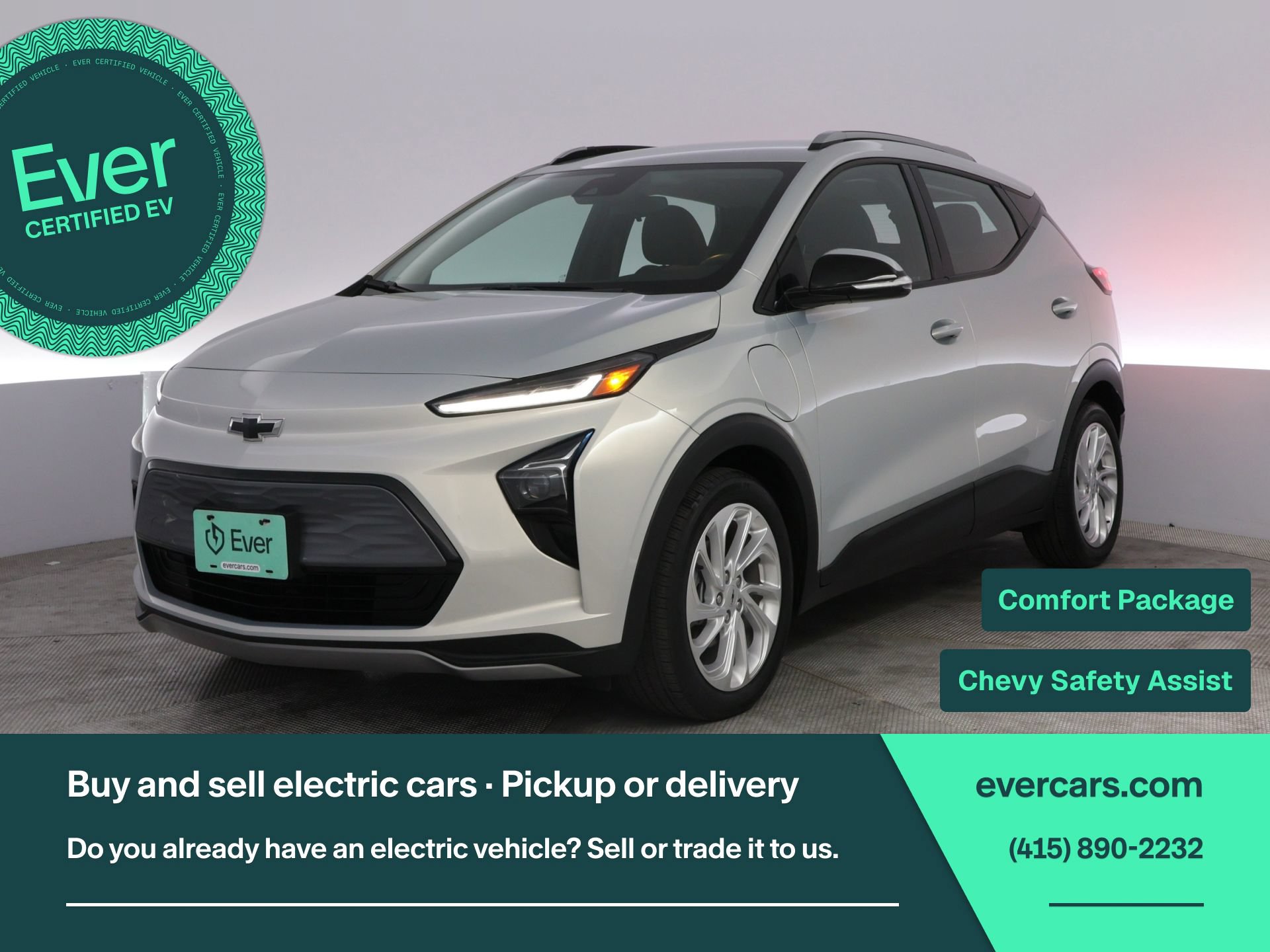 Used 2022 Chevrolet Bolt EUV LT w/ Comfort Package FWD image 1