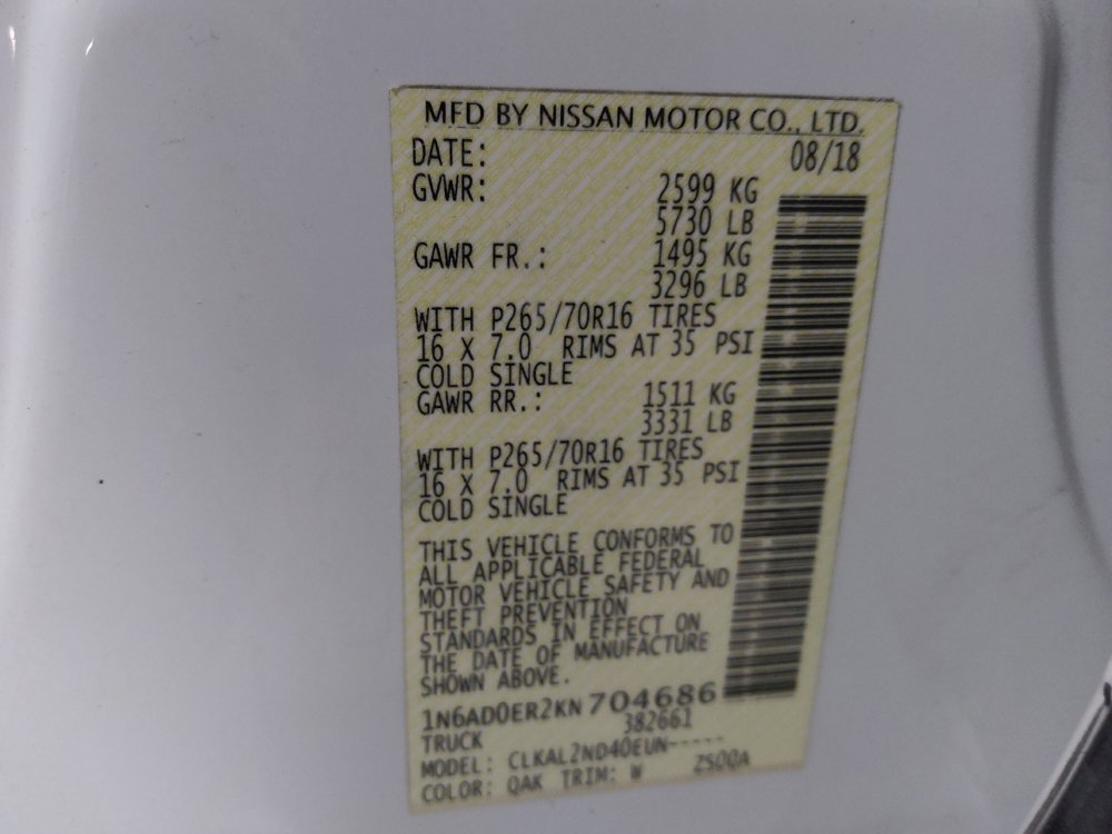 Used 2019 Nissan Frontier SV image 33