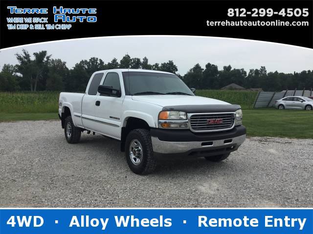 Used 2002 GMC Sierra 2500 4x4 Extended Cab HD