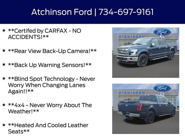 Used 2016 Ford F150 Lariat w/ Equipment Group 501A Mid image 4