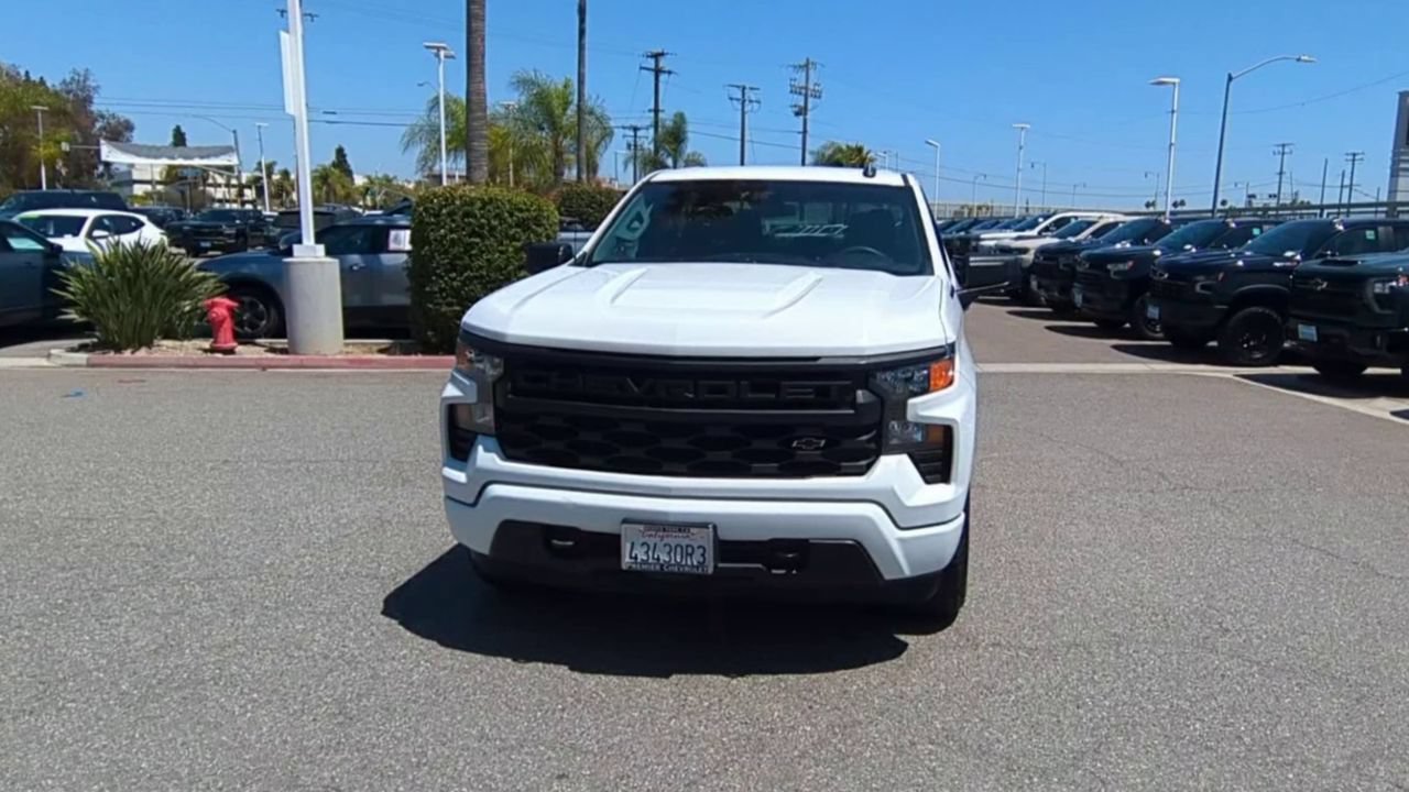 Used 2023 Chevrolet Silverado 1500 Custom w/ LPO, Dark Essentials Package RWD image 3