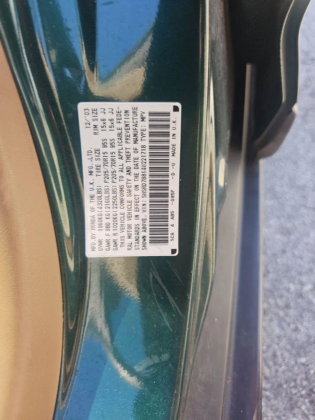 Used 2004 Honda CR-V EX image 15