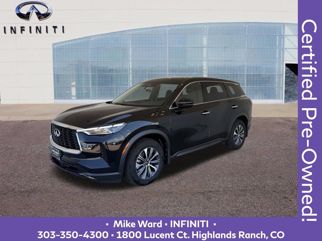 Certified 2025 INFINITI QX60 Pure w/ Cargo Package AWD/4WD image 1
