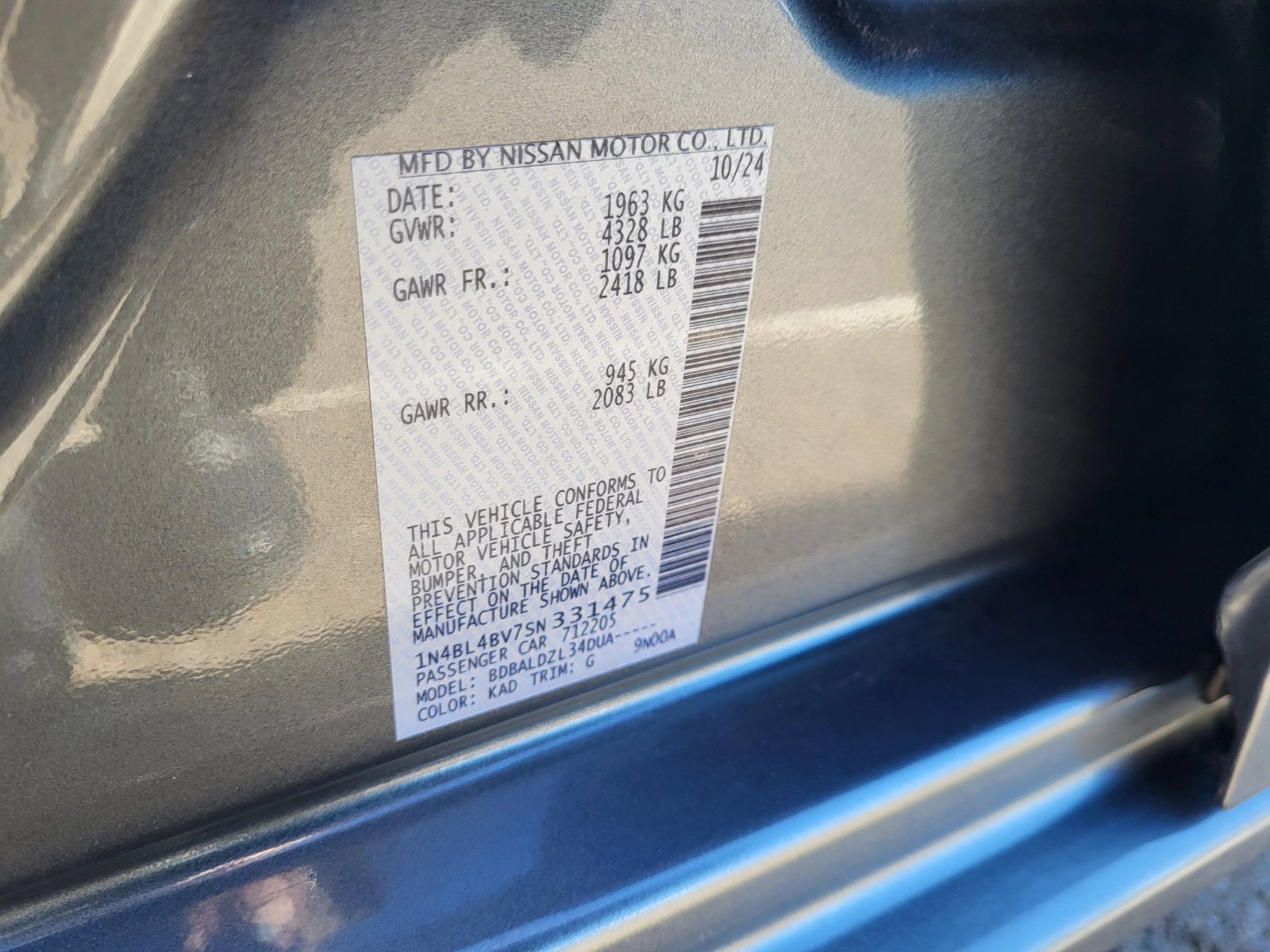 Used 2025 Nissan Altima 2.5 S image 26