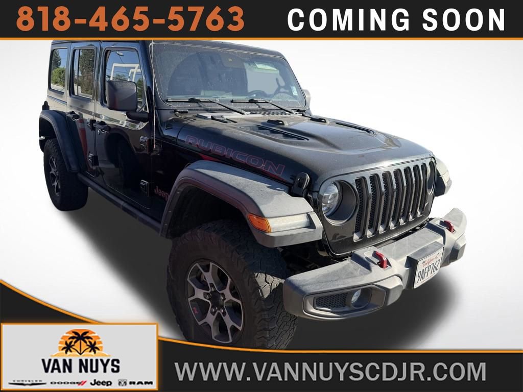 Used 2022 Jeep Wrangler Unlimited Rubicon w/ LED Lighting Group image 1