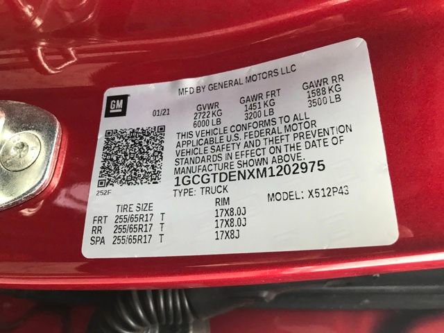 Certified 2021 Chevrolet Colorado Z71 w/ Safety Package image 23