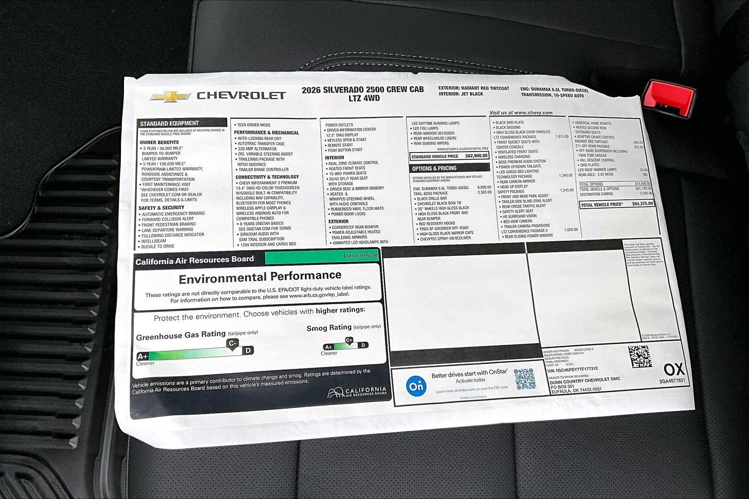 New 2026 Chevrolet Silverado 2500 LTZ w/ Trail Boss Package image 14