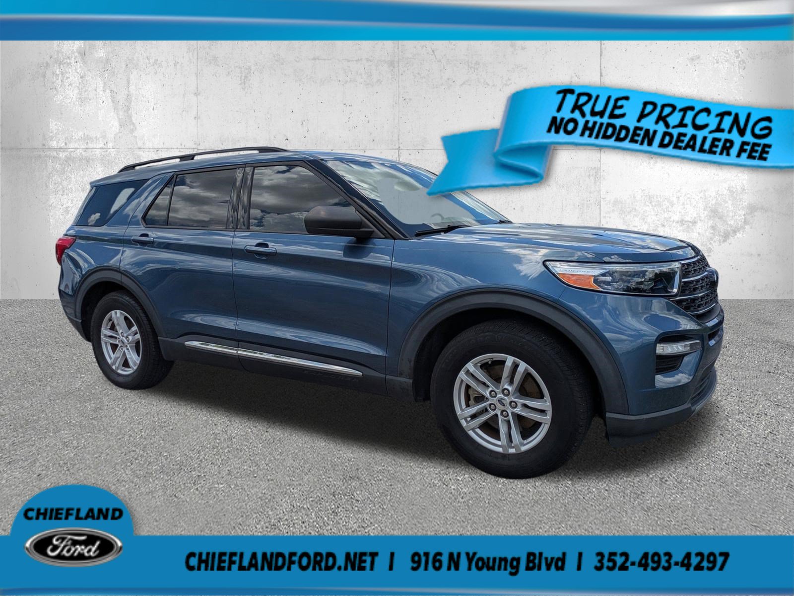 Used 2020 Ford Explorer XLT w/ Equipment Group 202A RWD image 1