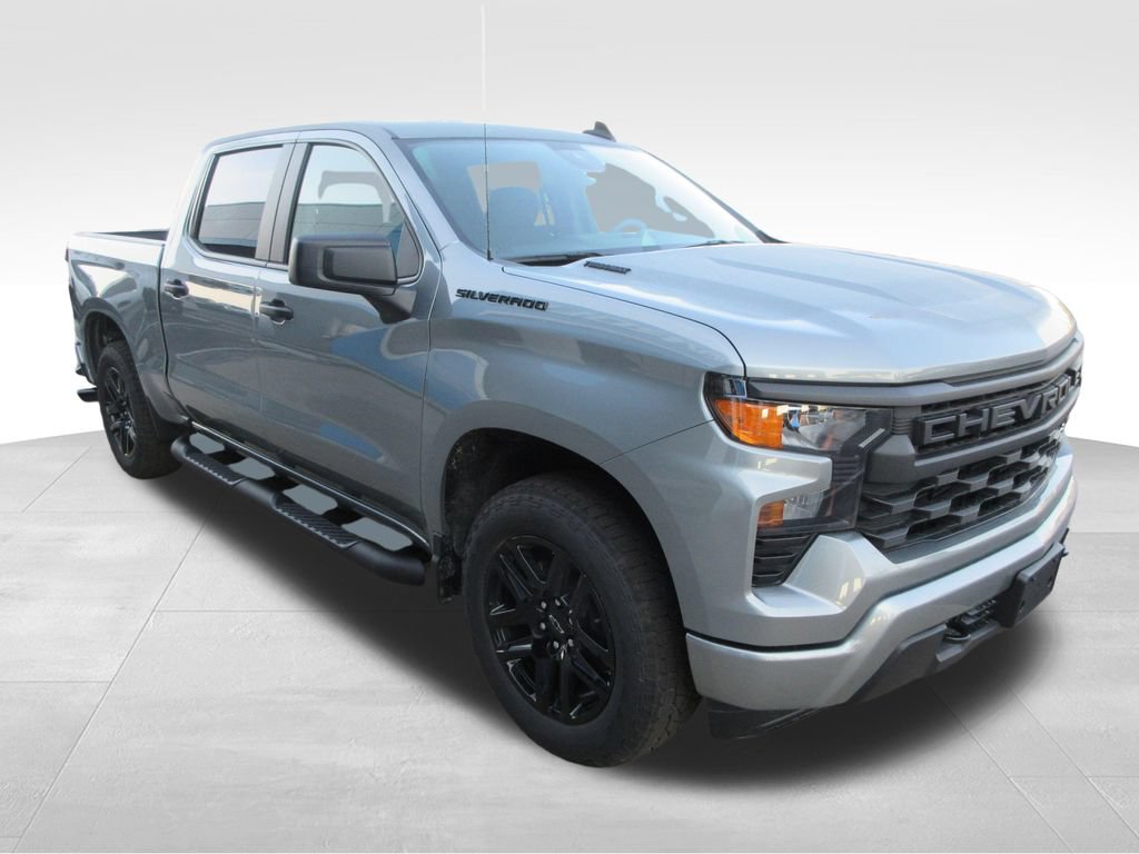 New 2026 Chevrolet Silverado 1500 Custom w/ Turbomax Blackout Package AWD/4WD image 7