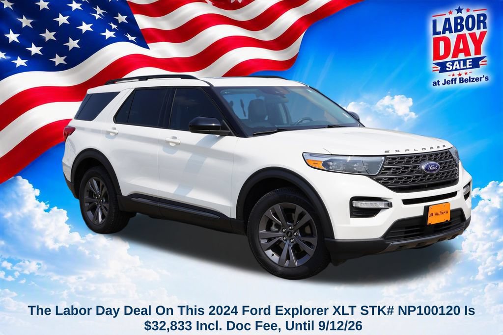 Certified 2024 Ford Explorer XLT w/ Equipment Group 202A AWD/4WD image 1
