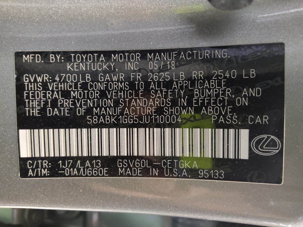 Used 2018 Lexus ES 350 w/ Premier Package image 33