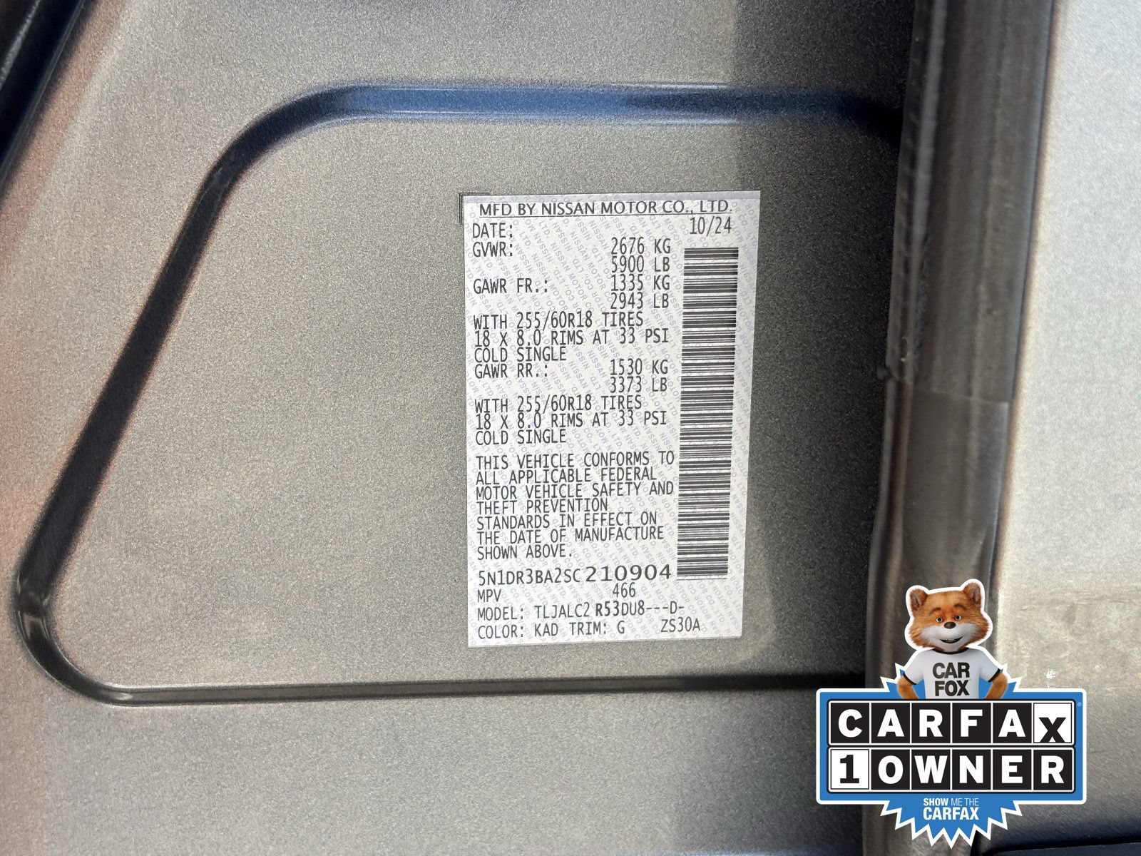Certified 2025 Nissan Pathfinder SV FWD image 34