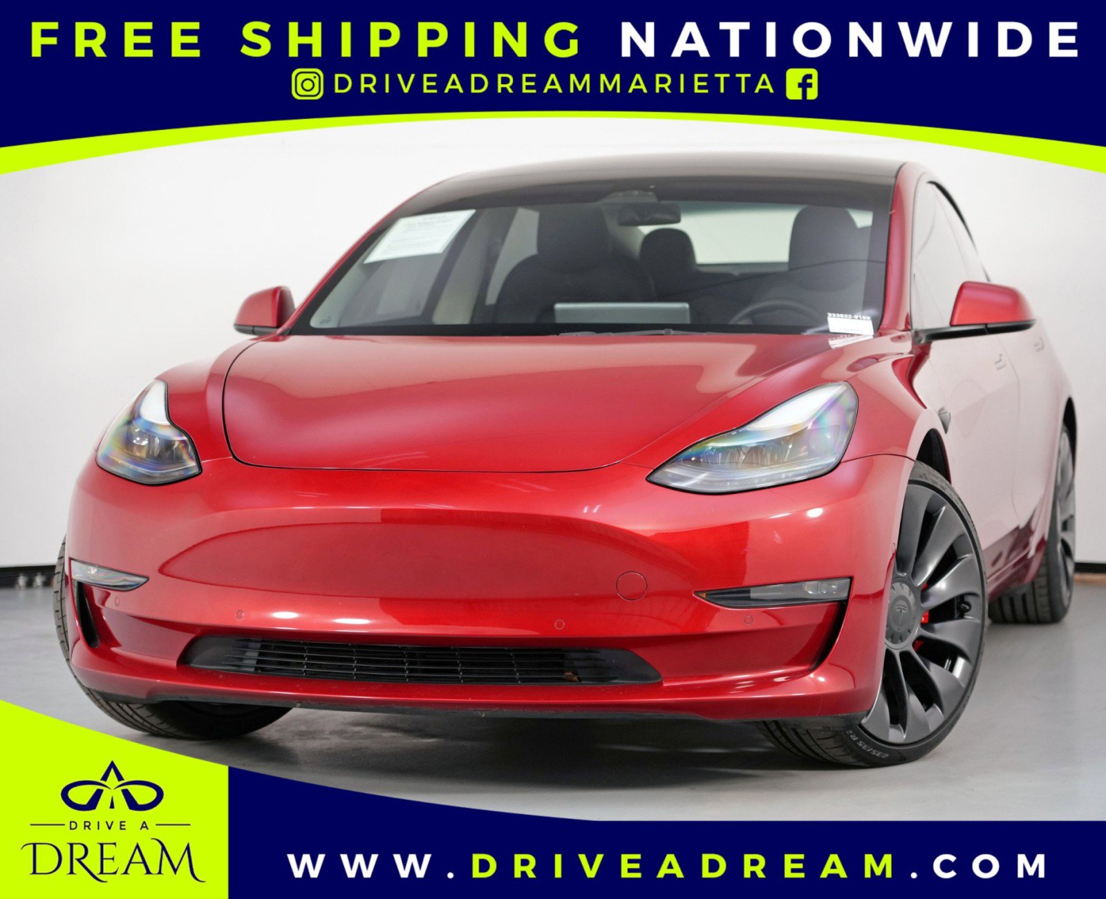 Used 2022 Tesla Model 3 Performance image 1