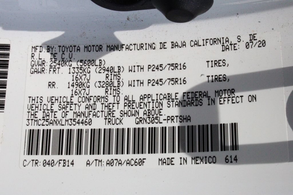 Used 2020 Toyota Tacoma SR AWD/4WD image 62