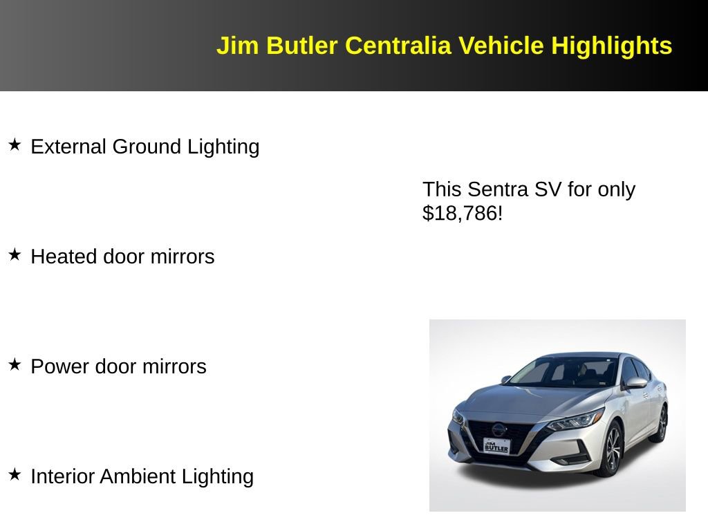 Used 2020 Nissan Sentra SV w/ Lighting Package image 12