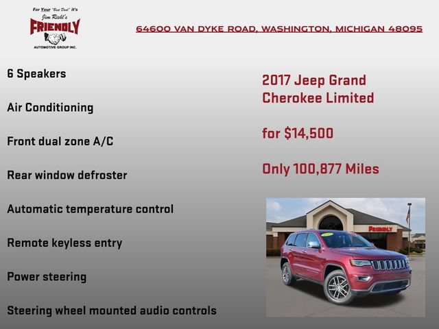 Used 2017 Jeep Grand Cherokee Limited w/ Luxury Group II AWD/4WD image 25