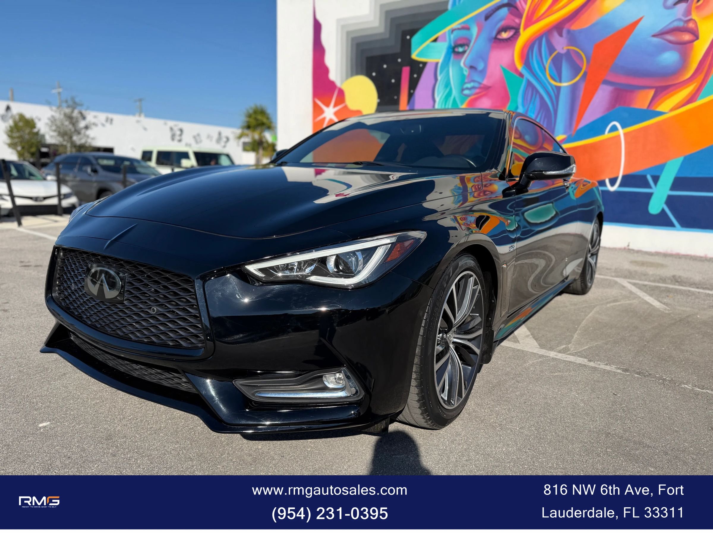 Used 2019 INFINITI Q60 3.0t Luxe w/ Essential Package AWD/4WD image 1