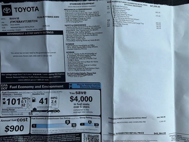 New 2026 Toyota RAV4 SE w/ Convenience Package AWD/4WD image 25