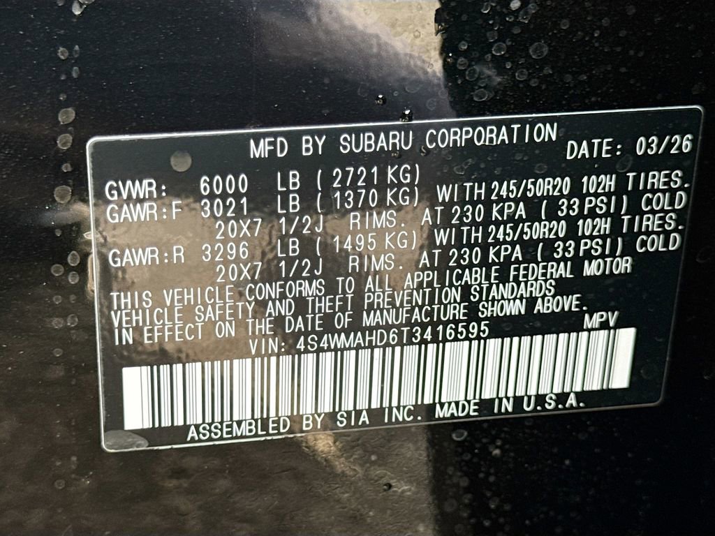 New 2026 Subaru Ascent Limited Bronze image 42