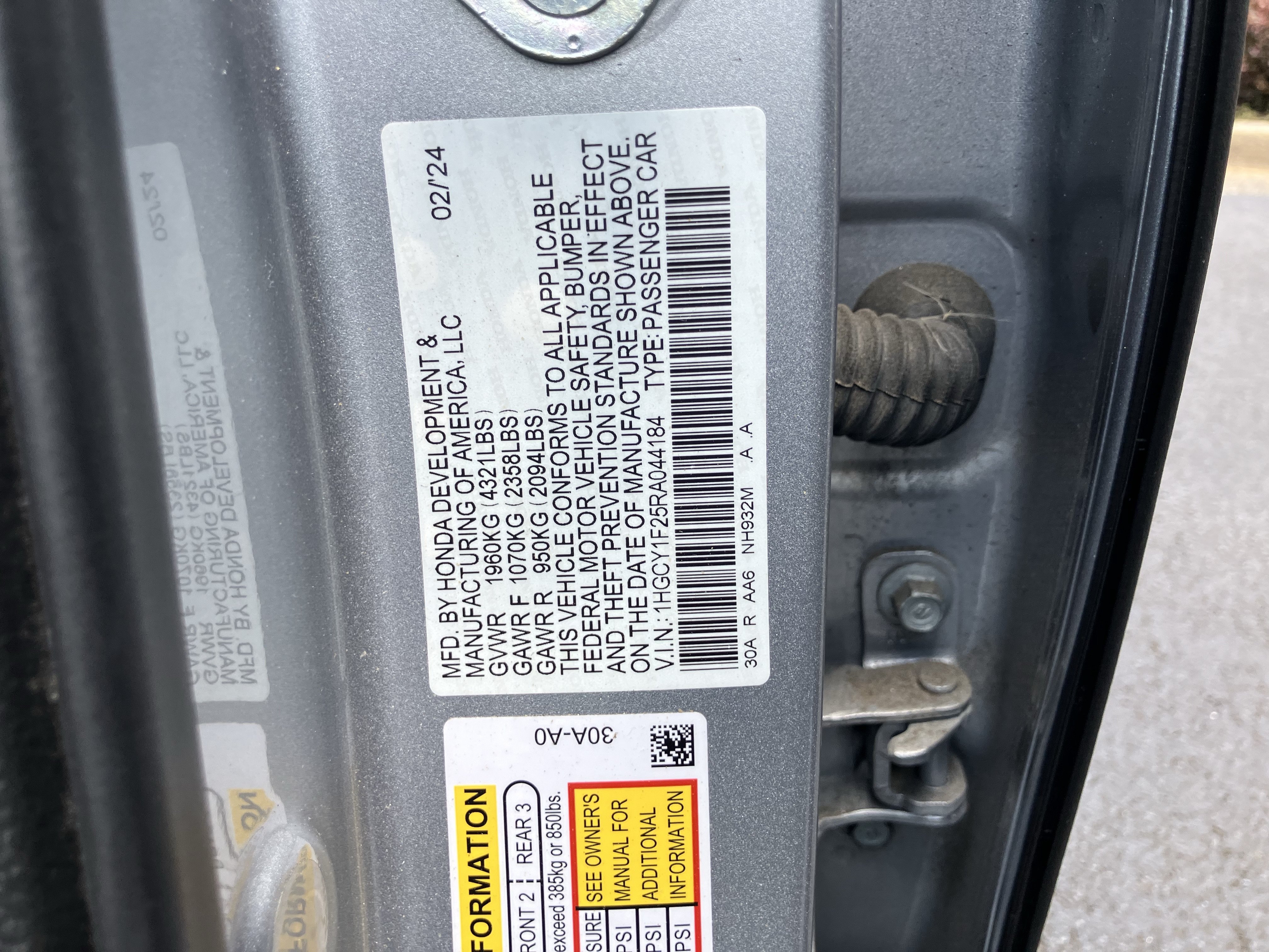 Certified 2024 Honda Accord LX image 35