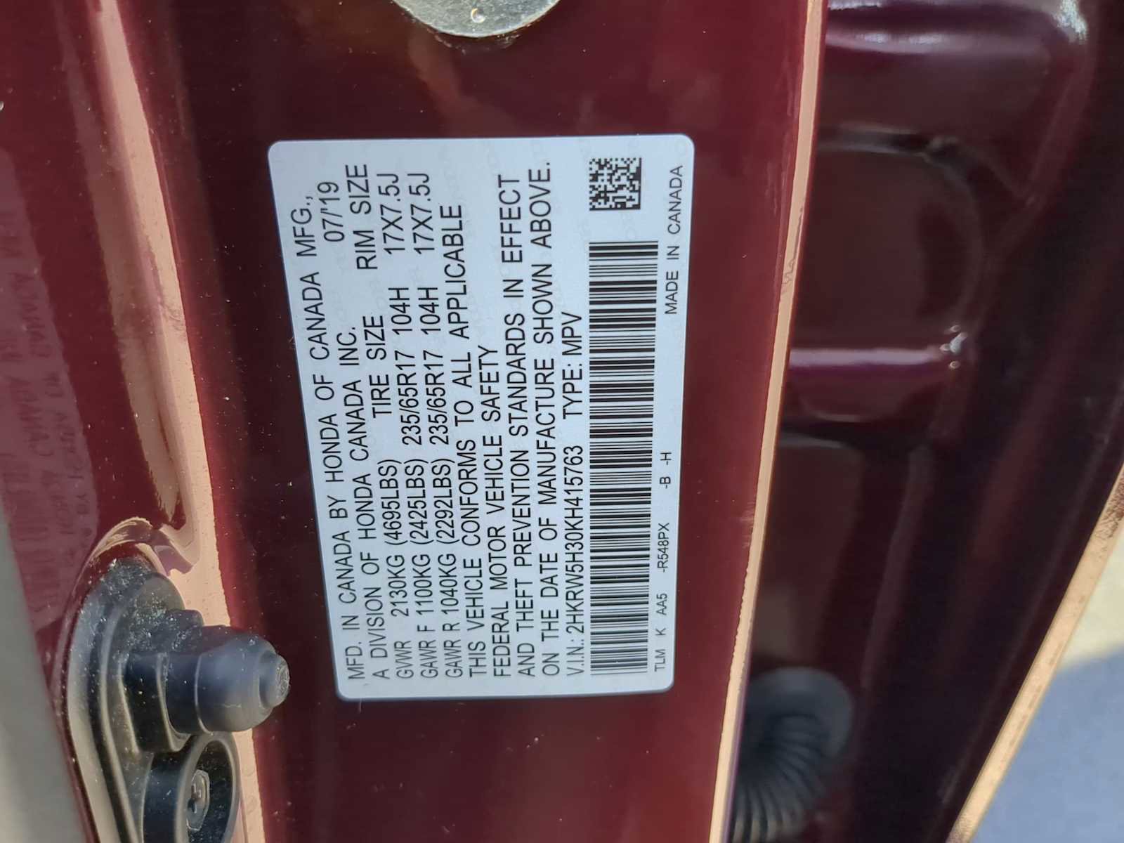 Used 2019 Honda CR-V LX image 28