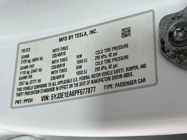 Used 2023 Tesla Model 3 Standard Range RWD image 31