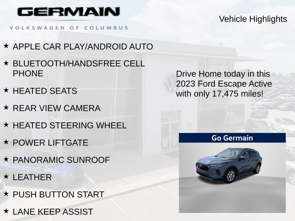 Used 2023 Ford Escape Active w/ Tech Pack #2 AWD/4WD image 5