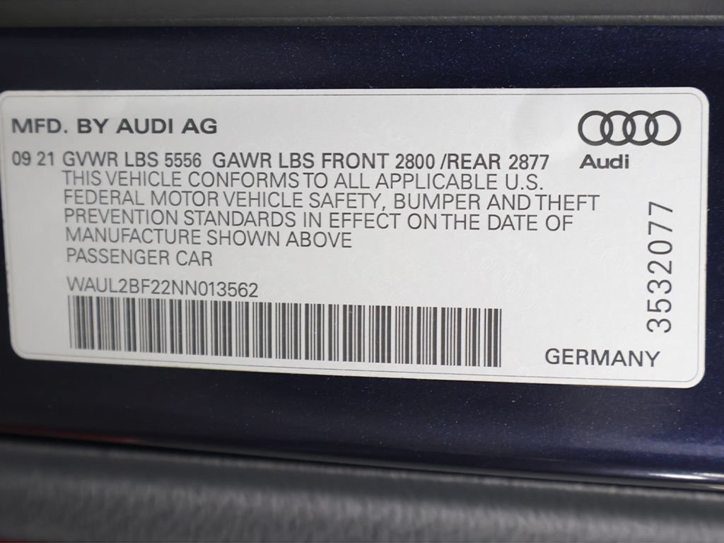 Used 2022 Audi A6 Premium Plus w/ Premium Plus Package AWD/4WD image 56