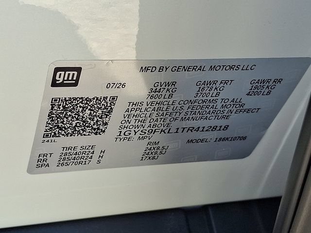 New 2026 Cadillac Escalade Sport w/ Touring Package AWD/4WD image 17