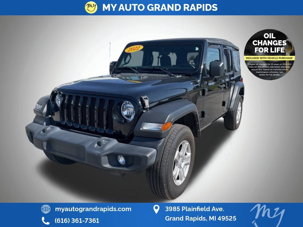 Used 2022 Jeep Wrangler Unlimited Sport image 2