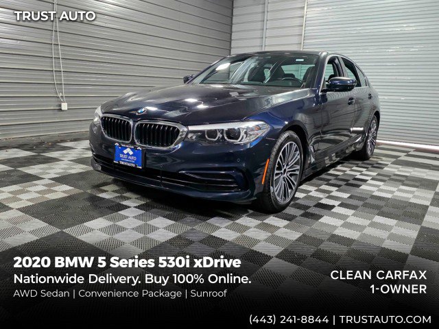 Used 2020 BMW 530i xDrive w/ Convenience Package AWD/4WD image 1